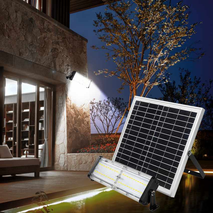 Led Spotlight Solar Panel Garden Outdoors 5000 Lumens Flood Solar Panel Garden Outdoors 5000 Lumens